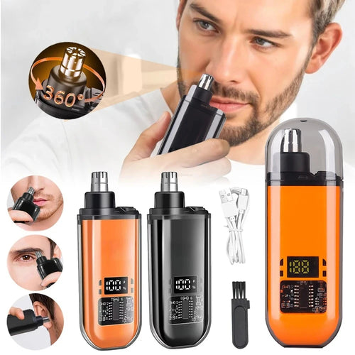 USB Rechargeable Nose & Ear Hair Trimmer for Men