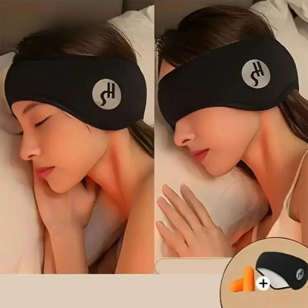 Noise-Reducing Sleep Earmuffs With Built-In Eye Mask